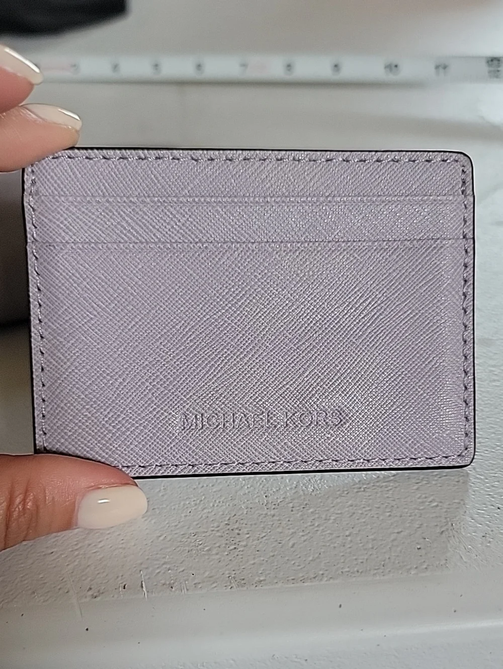 Michael Kors Lilac Saffiano  Card Wallet